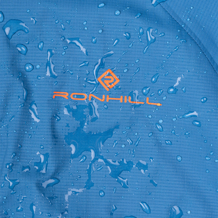 Ronhill Tech Storm Jacket Mens | Glacier/ronhill Red