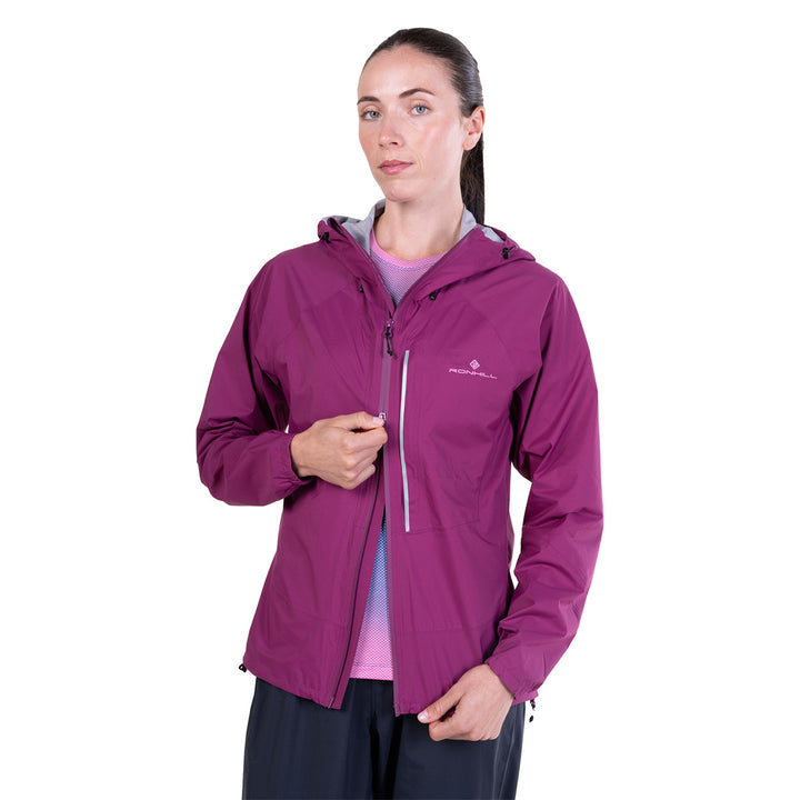 Ronhill Tech Storm Jacket Womens | Blackcurrant/orchid