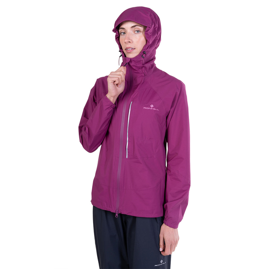 Ronhill Tech Storm Jacket Womens | Blackcurrant/orchid