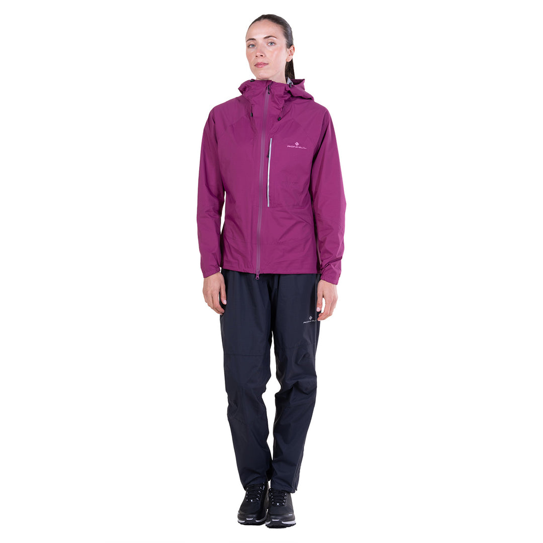 Ronhill Tech Storm Jacket Womens | Blackcurrant/orchid