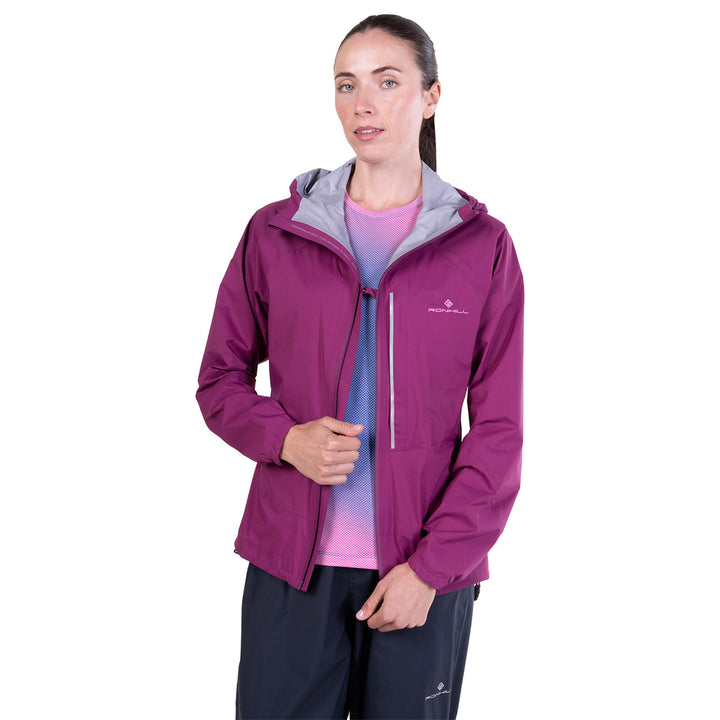 Ronhill Tech Storm Jacket Womens | Blackcurrant/orchid
