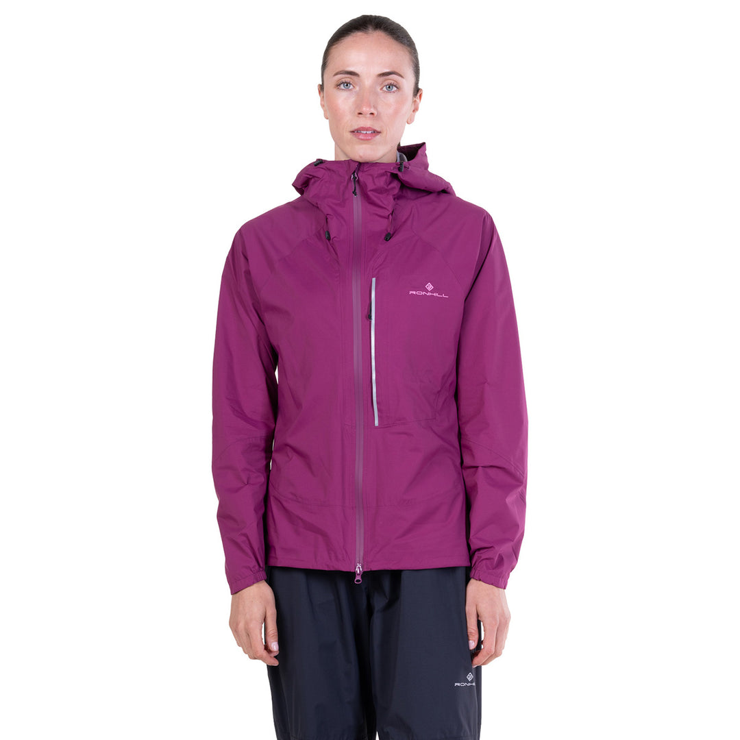Ronhill Tech Storm Jacket Womens | Blackcurrant/orchid