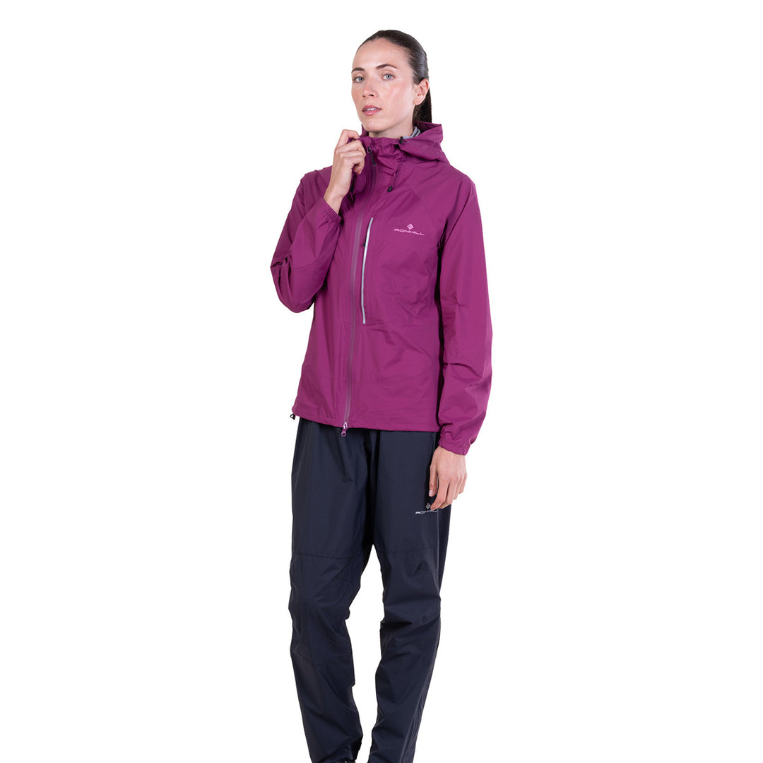 Ronhill Tech Storm Jacket Womens | Blackcurrant/orchid