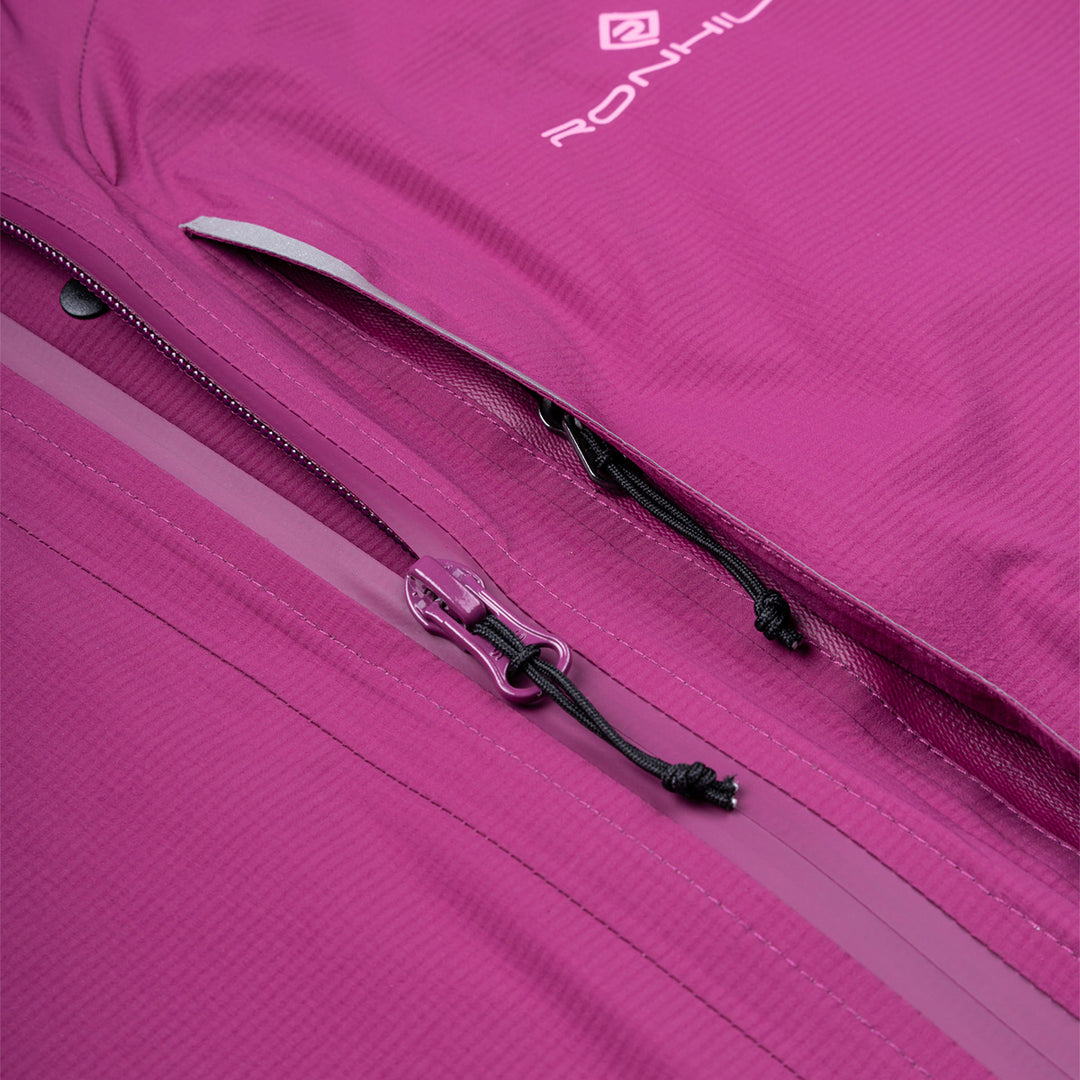 Ronhill Tech Storm Jacket Womens | Blackcurrant/orchid