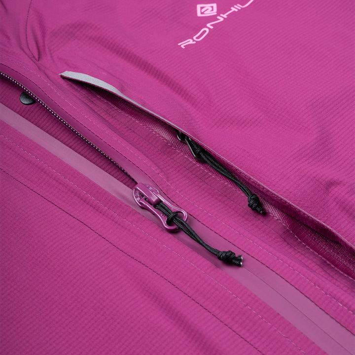 Ronhill Tech Storm Jacket Womens | Blackcurrant/orchid