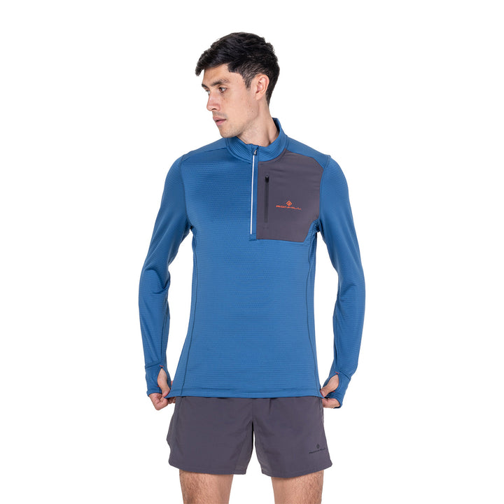 Ronhill Tech Winter 1/2 Zip Mens | Glacier/oxide