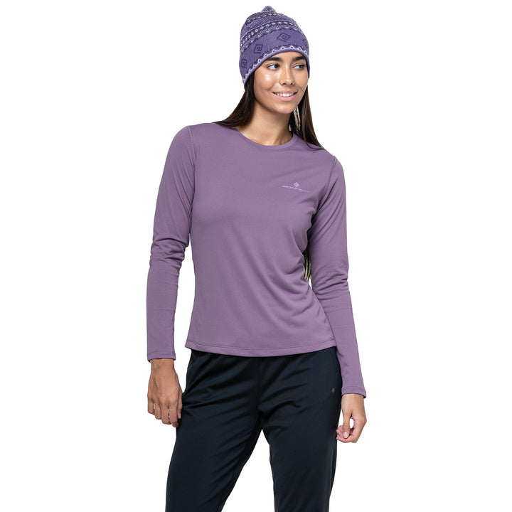Ronhill Core Longsleeve Tee Womens | Dark Iris/Iris