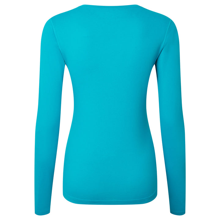 Ronhill Core Longsleeve Tee Womens  | Azure/Bright White