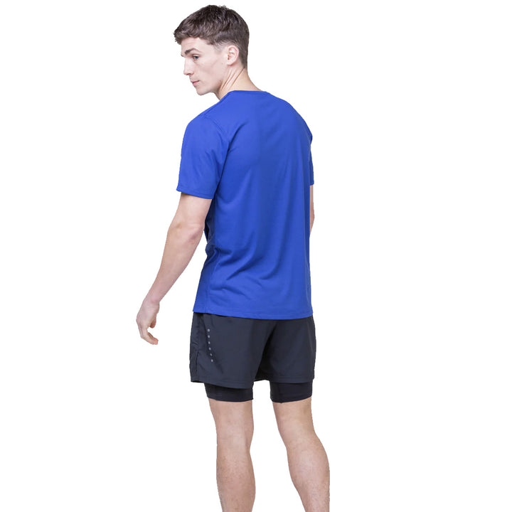 Ronhill Core Short Sleeve Tee Mens | Dark Cobalt/Bright White