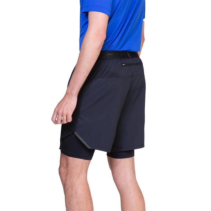 Ronhill Tech 7" Twin Short Mens | All Black