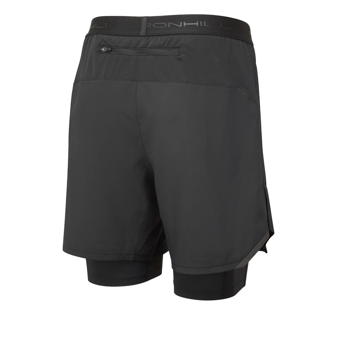 Ronhill Tech 7" Twin Short Mens | All Black