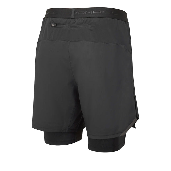 Ronhill Tech 7" Twin Short Mens | All Black