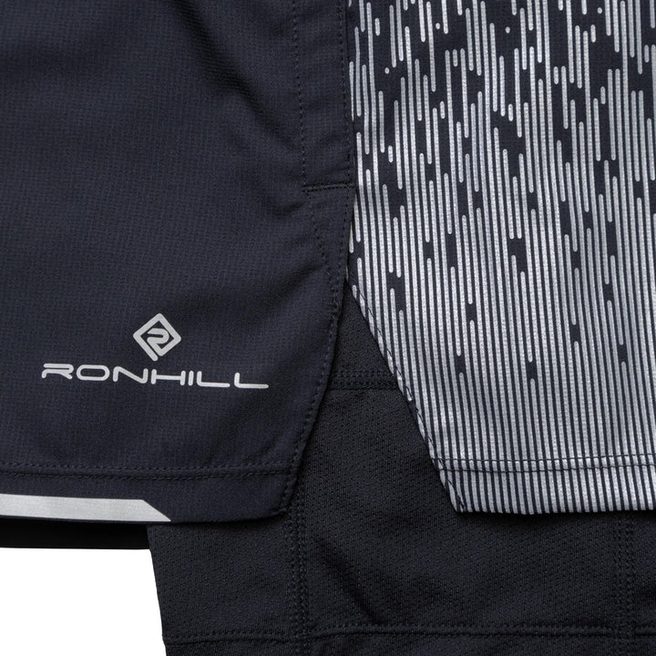 Ronhill Tech Reflect 5" Twin Short Mens | Black/reflect