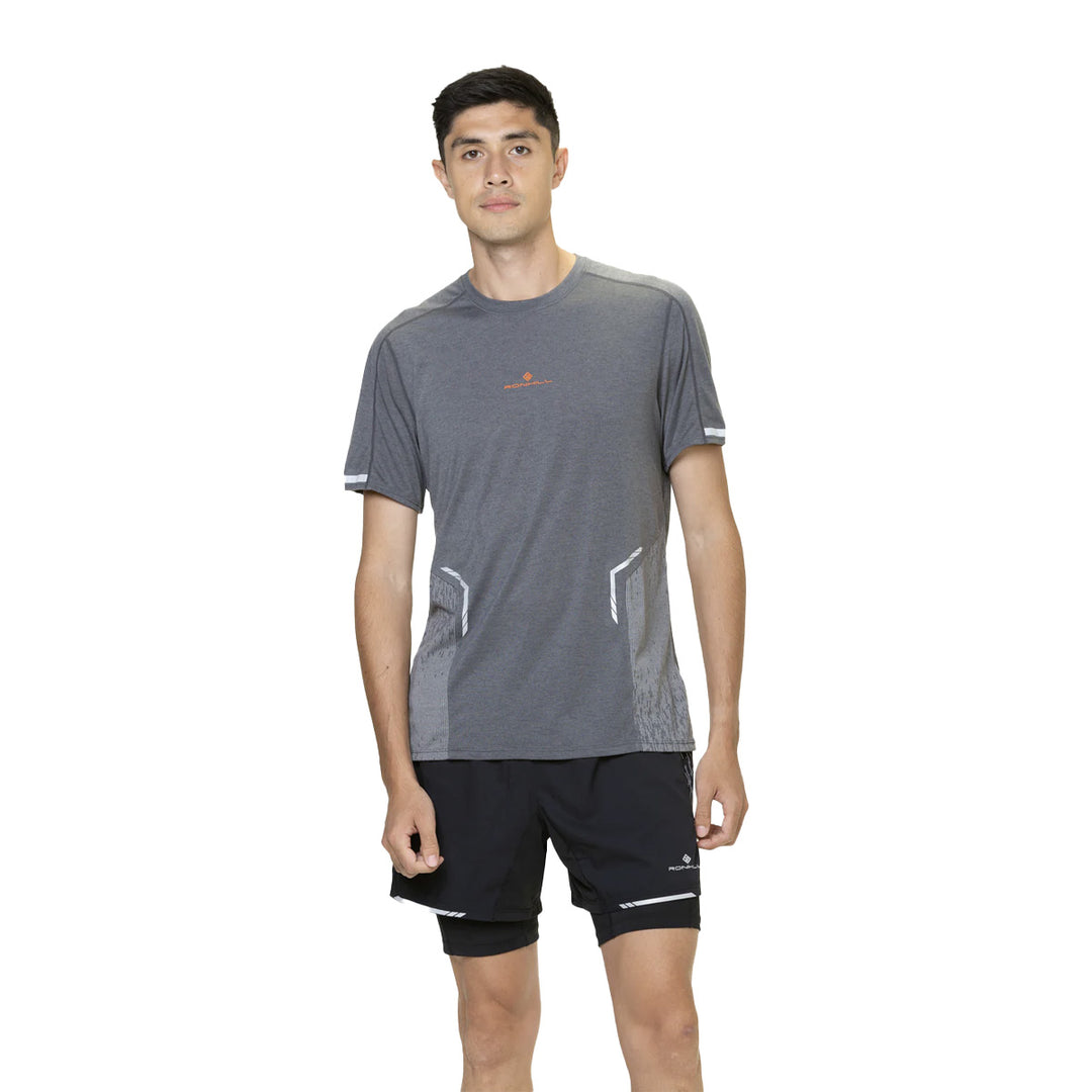 Ronhill Tech Reflect 5" Twin Short Mens | Black/reflect