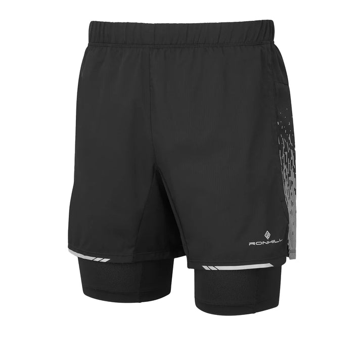 Ronhill Tech Reflect 5" Twin Short Mens | Black/reflect