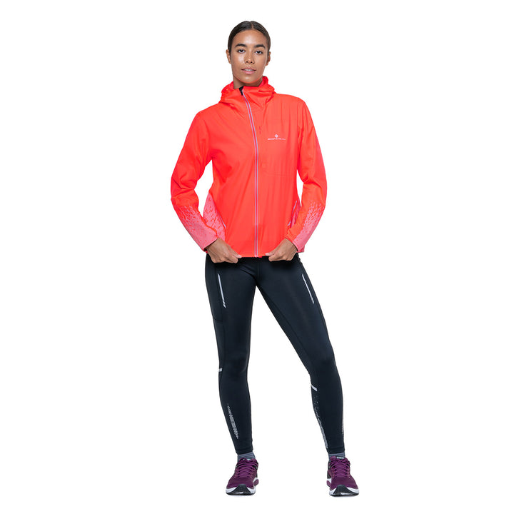 Ronhill Tech Reflect Jacket Womens | Hot Coral/reflect