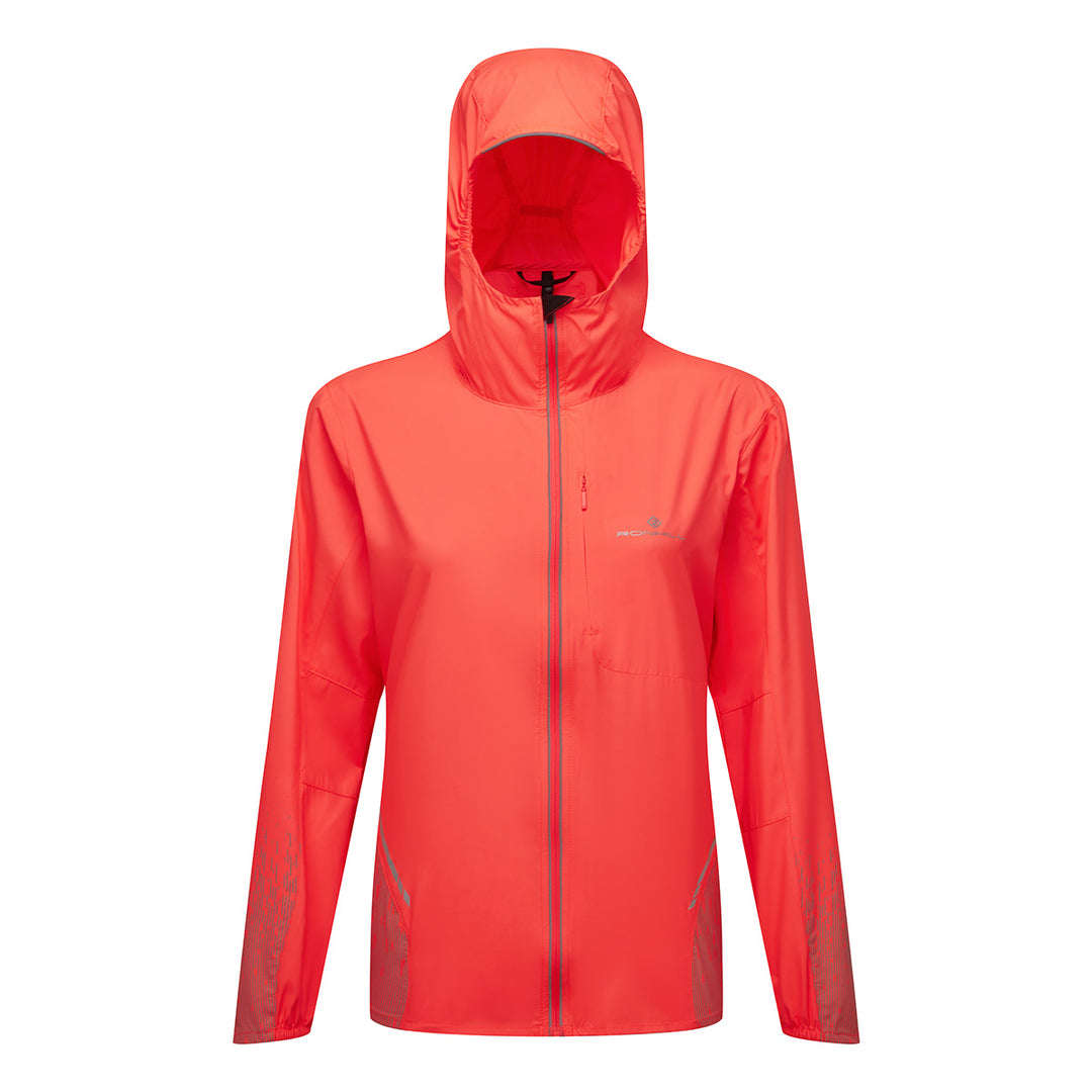 Ronhill Tech Reflect Jacket Womens | Hot Coral/reflect