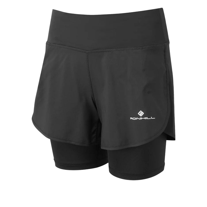 Ronhill Tech Twin 4.5" Short Womens | All Black