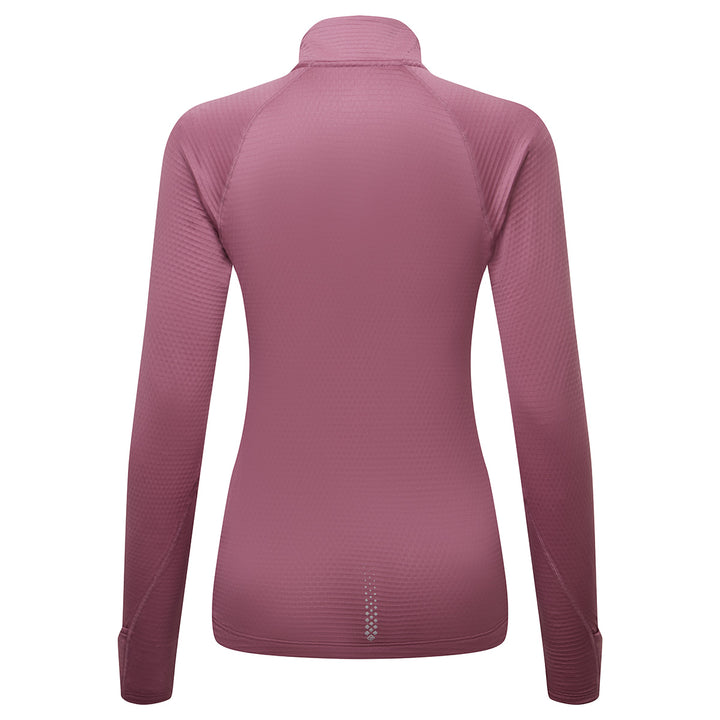 Ronhill Tech Winter 1/2 Zip Womens | Dusty Tulip/Dark Navy