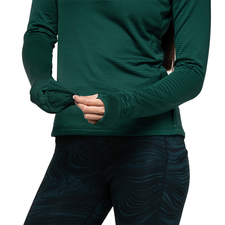 Ronhill Tech Winter 1/2 Zip Womens | Seaweed/Iris