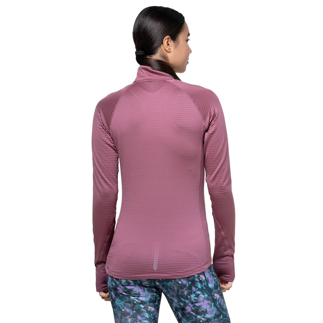 Ronhill Tech Winter 1/2 Zip Womens | Dusty Tulip/Dark Navy