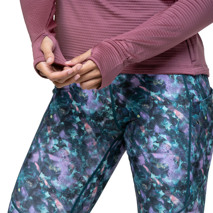 Ronhill Tech Winter 1/2 Zip Womens | Dusty Tulip/Dark Navy