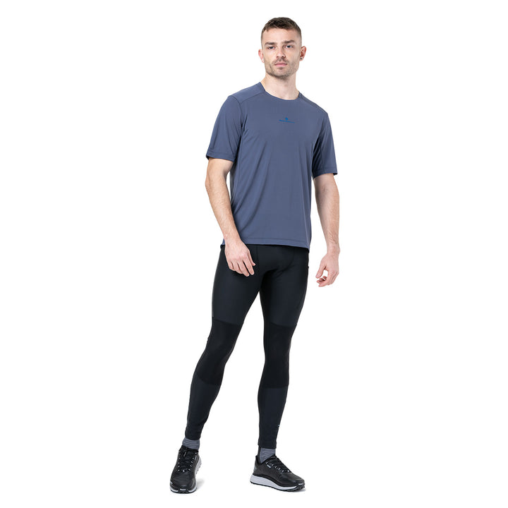 Ronhill Tech Short Sleeve Tee Mens | Anchor/Electric Blue