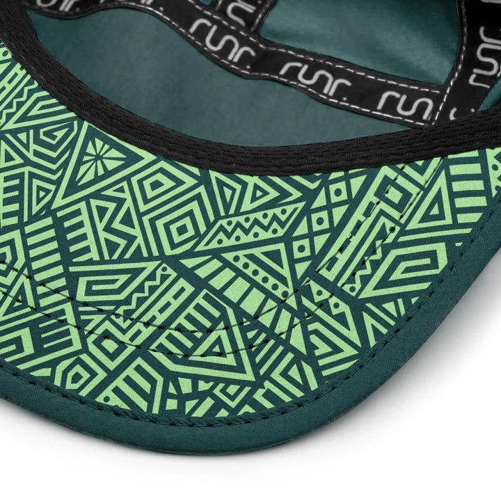 RUNR Technical Running Cap underside#colour_budapest