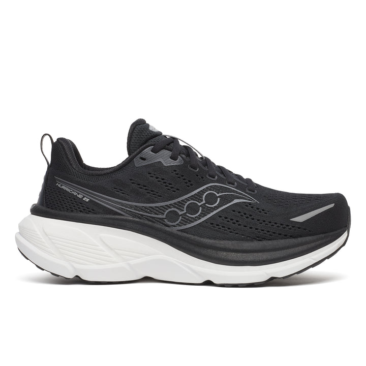 Saucony Hurricane 25 Mens | Black/white