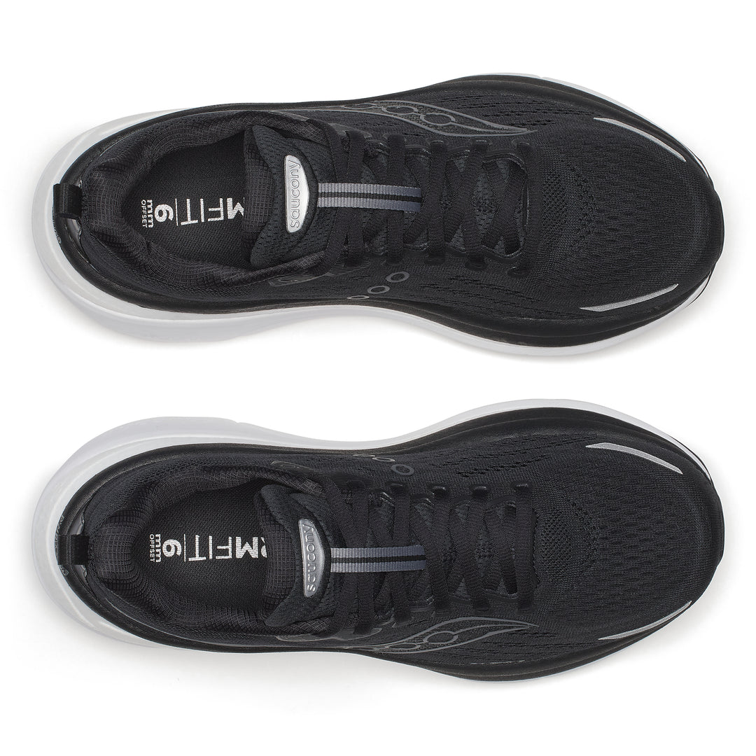 Saucony Hurricane 25 Mens | Black/white