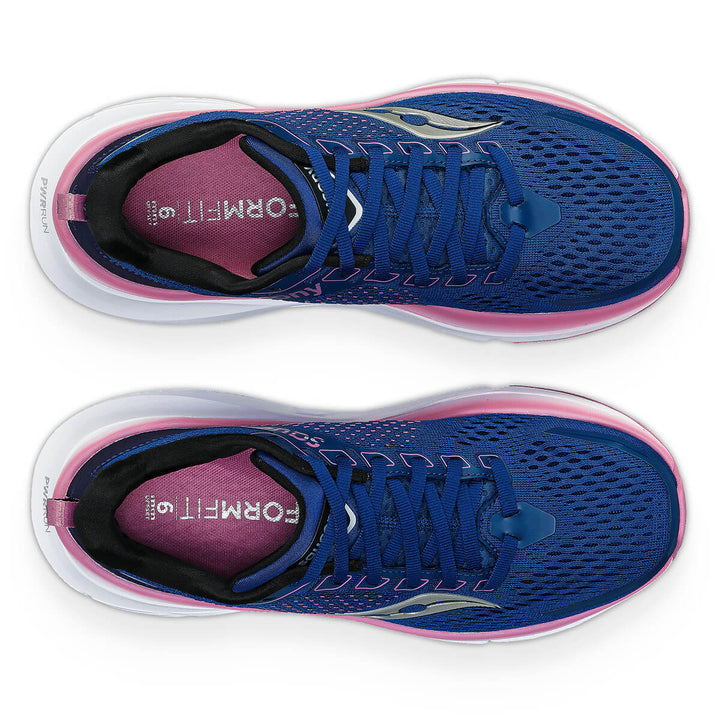 Saucony Guide 17 Womens Running Shoes | Navy/orchid top