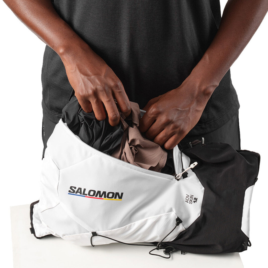 Salomon Adv Skin 12 Race Flag Set | Black/white