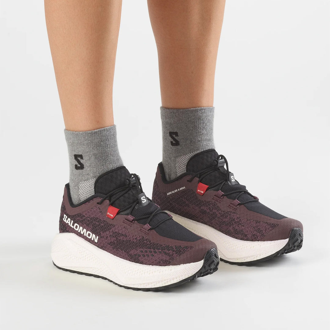 Salomon Aero Glide 4 GRVL Womens | Shadow Gray/deep Blue/butterfly