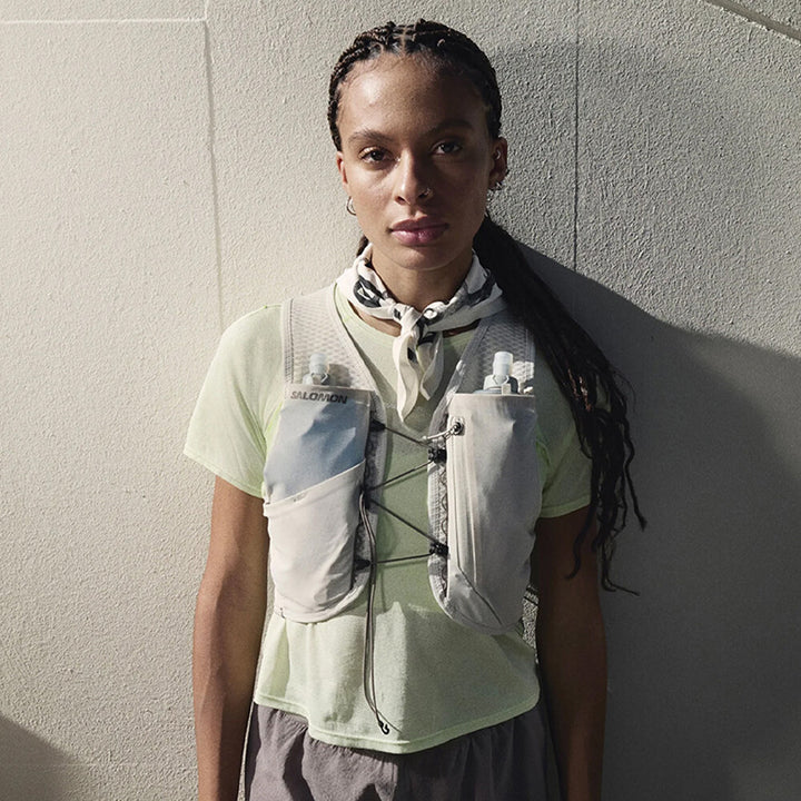 Salomon GRVL Skin 4 Running Vest | Silver Cloud/iron