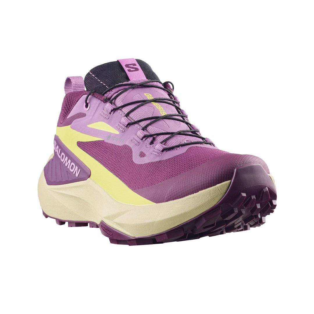 Salomon Genesis GTX Womens | Winter Bloom/concord Grape/acid Lime