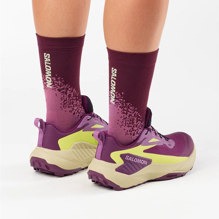 Salomon Genesis GTX Womens | Winter Bloom/concord Grape/acid Lime