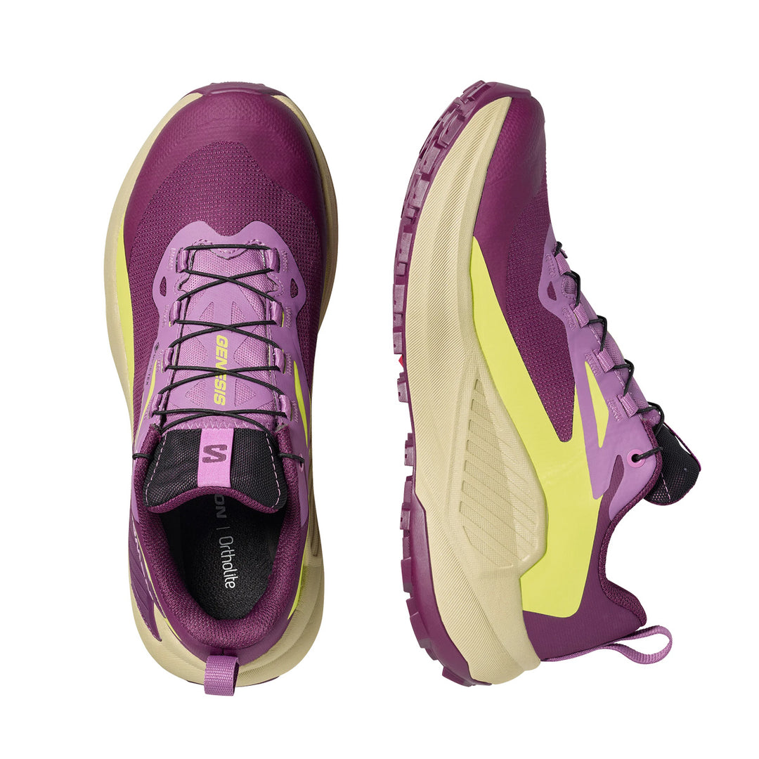 Salomon Genesis GTX Womens | Winter Bloom/concord Grape/acid Lime