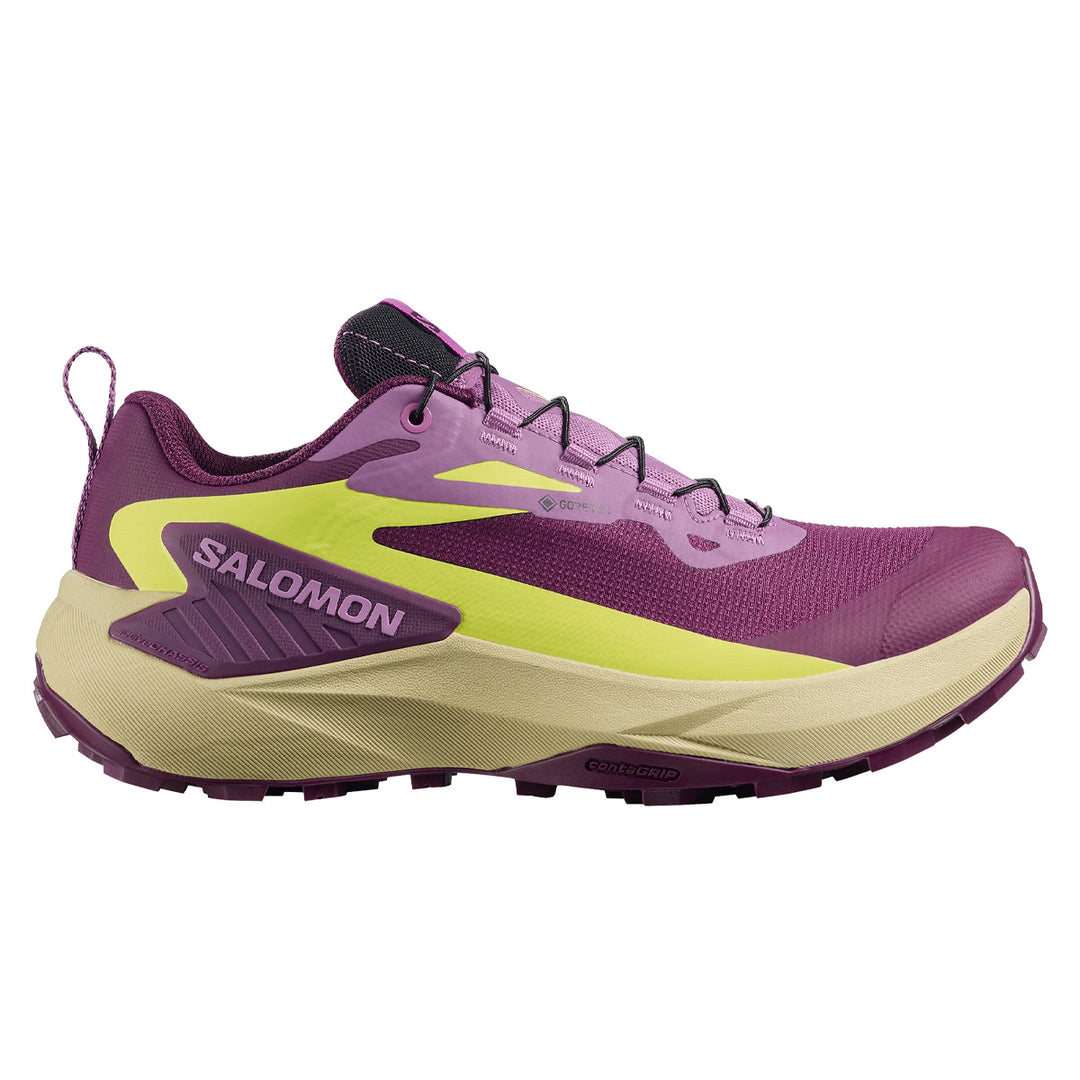 Salomon Genesis GTX Womens | Winter Bloom/concord Grape/acid Lime