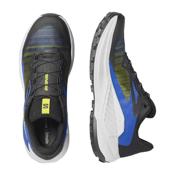 Salomon Genesis Mens | Black/acid Lime/bluing