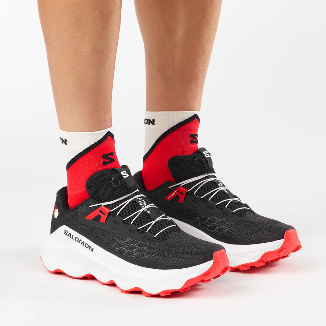 Salomon Ultra Glide 4 Mens | Black/white/fiery Red