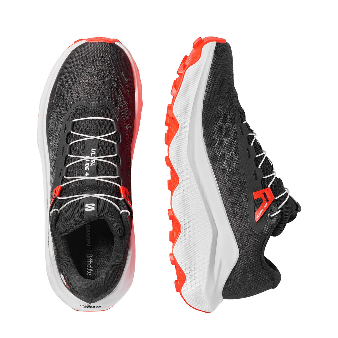 Salomon Ultra Glide 4 Mens | Black/white/fiery Red