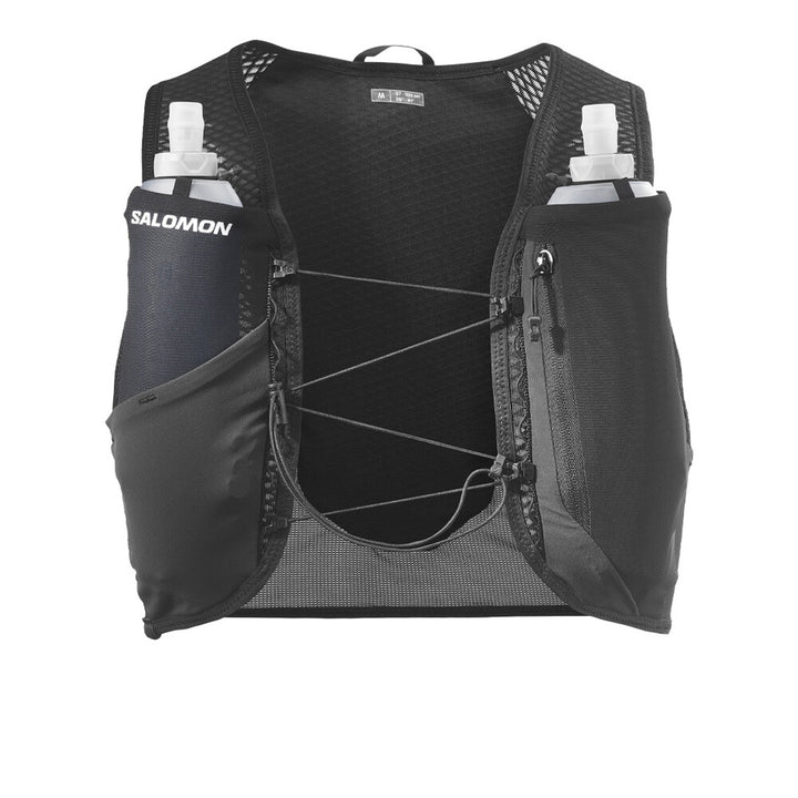 Salomon GRVL Skin 4 Running Vest With Flasks | Black
