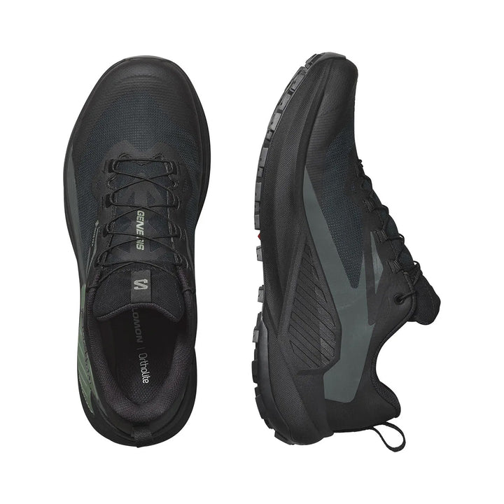 Salomon Genesis Gore-tex Mens | Black/agave Green/urban Chic