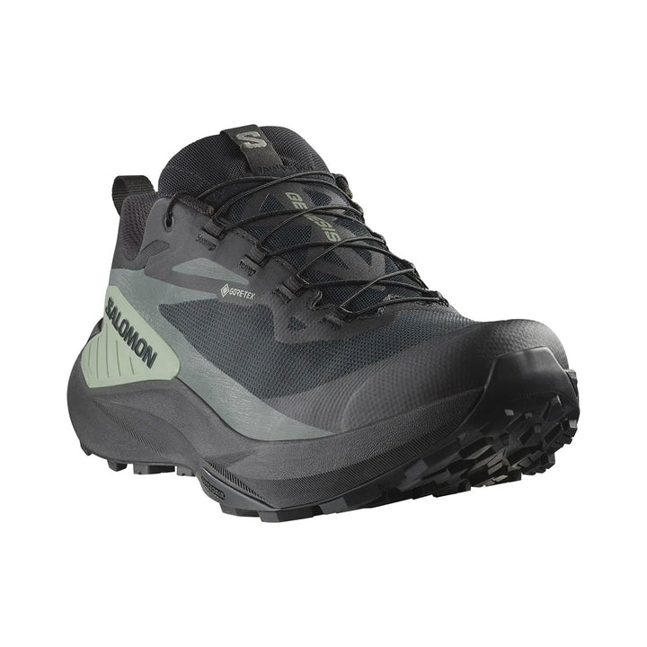 Salomon Genesis Gore-tex Mens | Black/agave Green/urban Chic