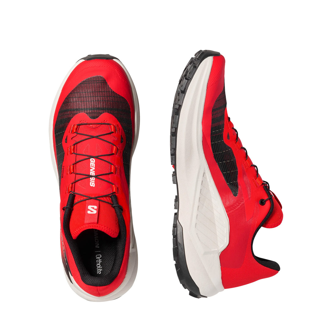 Salomon Genesis Mens | Fiery Red/lava Falls/black