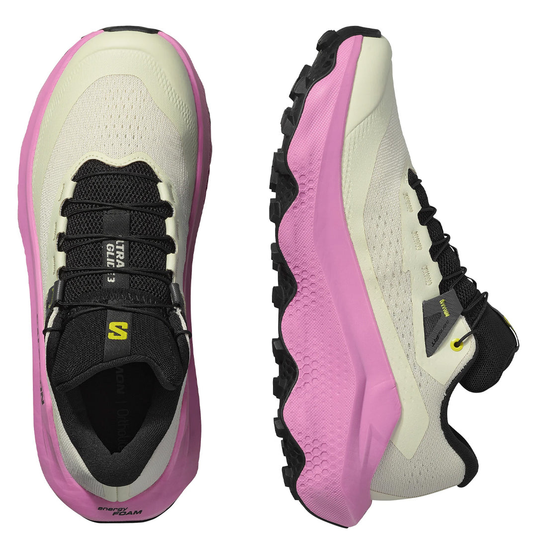 Salomon Ultra Glide 3 Womens | Almond Milk/Cyclamen/Black