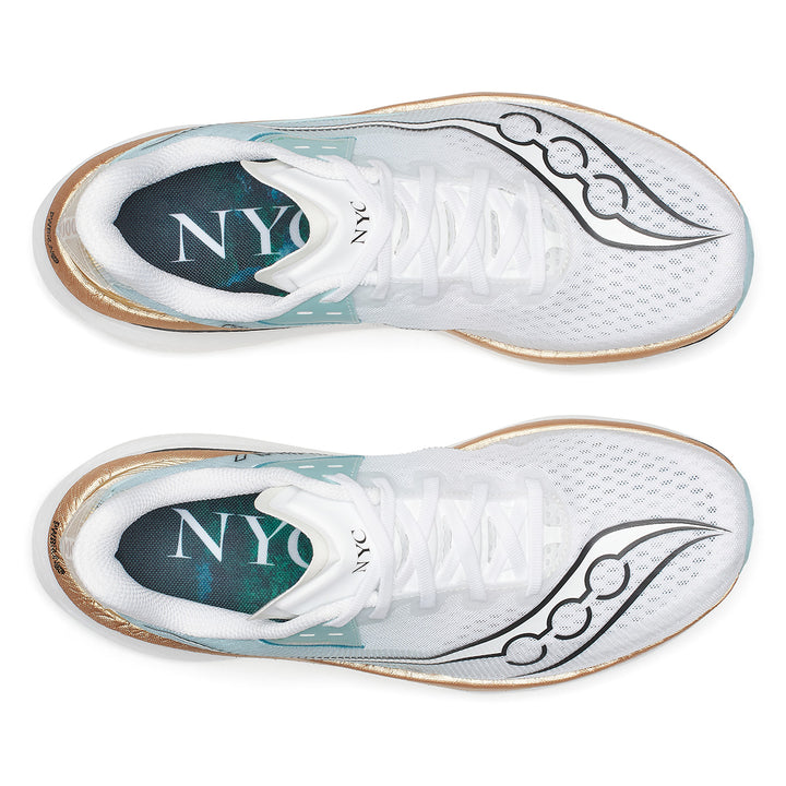Saucony Endorphin Azura Mens | White/gold