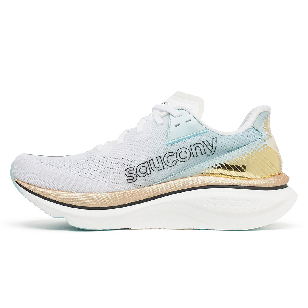 Saucony Endorphin Azura Mens | White/gold