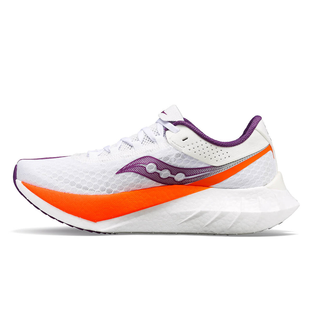 Saucony Endorphin Pro 4 Womens | White/violet