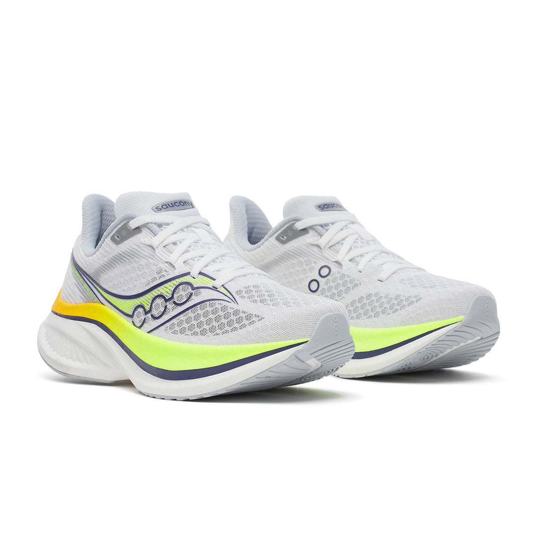 Saucony Endorphin Speed 5 Womens | White/Citron